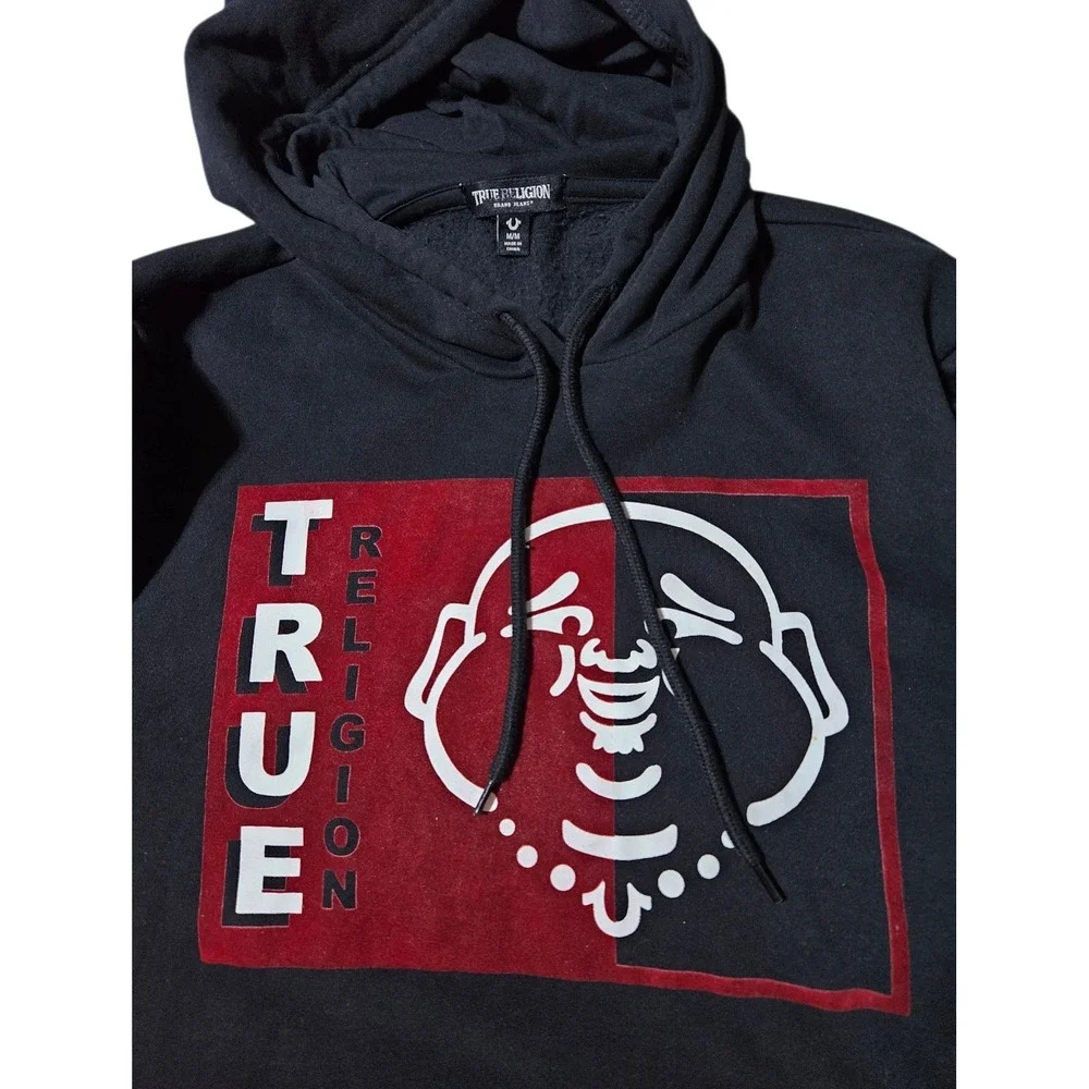 True Religion Buddha Hoodie Sweater Size Medium